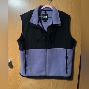 The North Face Men’s Black and Purple Vest